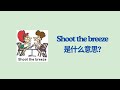 实用英文成语学习 --- Shoot the breeze/ 英文词汇/英文口语/英文听力/英美文化