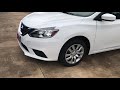 2016 Nissan Sentra SV in Aspen White