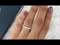 Princess Cut Eternity Wedding Band |  Princess Cut Lab Grown Diamond Band  @ourosjewels