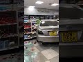 Drunk Driver crashes into a supermarket in Nairobi