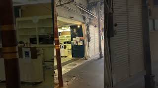 廃墟のようなシャッター通り商店街　三和市場　出屋敷　尼崎市