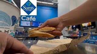 Sam’s Club Cafe Eating Hot Dog and Drinking Mountain Dew ASMR Mukbang