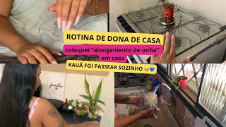 ROTINA REAL DE MÃE E DONA DE CASA| organização, coloquei postiças+ Kauã foi passear sozinho 🥹💙