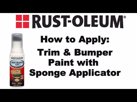 How To Video: How To Paint A Car Bumper Or Trim With Rust-Oleum - YouTube