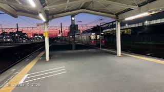 02656　20250122 Wed. 17:29 ~ 17:35　夕闇の三島駅３番線ホームの６分間　独居老人　国民年金　７０歳　微脳軟化　iPhone Kanji Hanano 花ノ莞爾 Japan