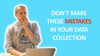 Physical Activity Data Collection Mistakes to Avoid!
