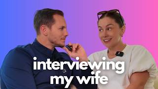 husband interviews wife