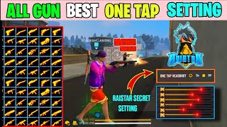 💥BEST ONE TAP HEADSHOT SETTINGS ✅| |FREE FIRE HEADSHOT SENSITIVITY SETTINGS| | FREE FIRE SETTING