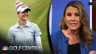 Nelly Korda jumps to the top of Chevron Championship leaderboard | Golf Central | Golf Channel
