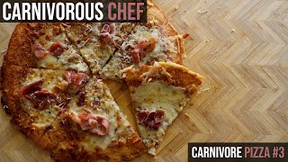 Carnivore Pizza (#3) for your [Carnivore Diet] -- Chicken Crust Recipe