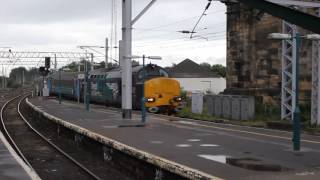 37409 and 37423 at Carlisle with 0833 arrival from Barrow 30th July 2015