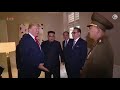 north korean tv airs awkward moment between trump and military official