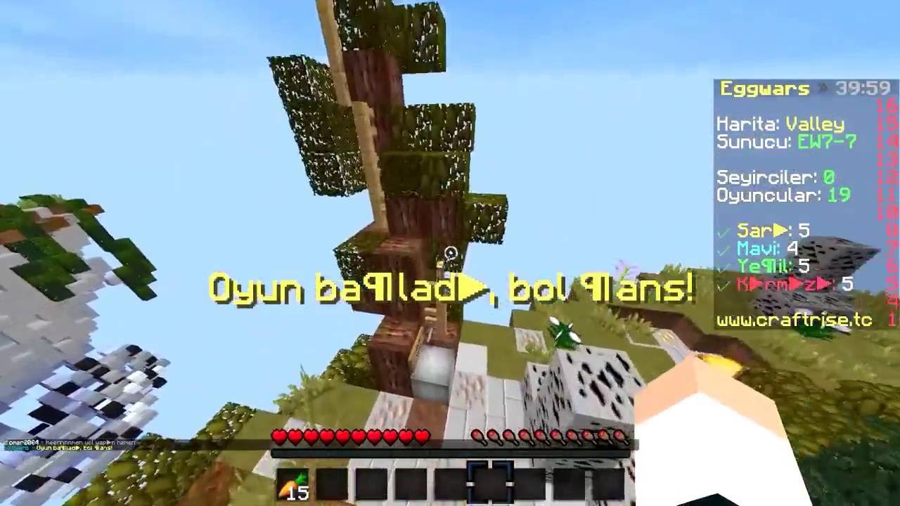 Minecraft Yumurta Savaşları #1 - YouTube