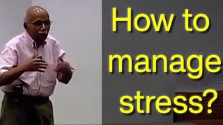 Excellent speech by Dr BM Hegde on Wellness, illness and stress Part 1