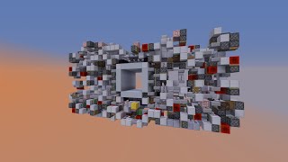 Smaller Fastest Possible 4x4 Piston Door(4032 Blocks)