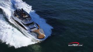 Monte Carlo Yachts 105 (2016-) Accommodations Video- By BoatTEST.com