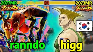 🔥STREET FIGHTER 6 ➥ ranndo (KIMBERLY キンバリー) VS. higg (GUILE ガイル) LEGEND/MASTER RANKS🔥