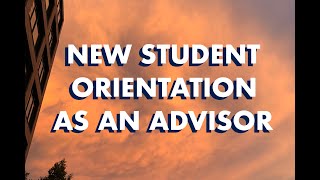 Being an Orientation Advisor at Georgetown for NSO