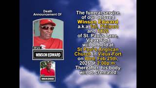 Winson Edward ~ Short Obituary