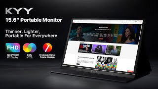 KYY Portable Monitor 15.6 Inches