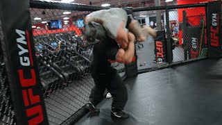 WRESTLING AT UFC GYM