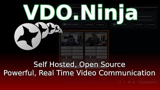 VDO.Ninja - Open Source, Powerful P2P Online Meetings