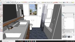 Rendering a small bathroom with SU Podium and SketchUp