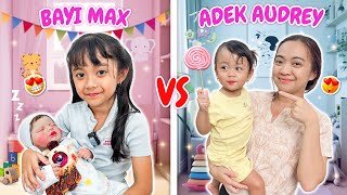 24 JAM SAMANTHA MERAWAT ADEK AUDREY VS RAWAT ADEK MAX !! CHALLENGE SERU SAMANTHA VS MAMA