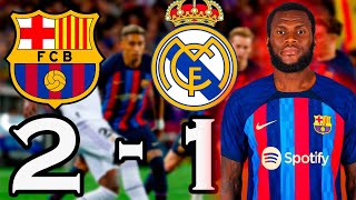golazo de franck kessié, victoria barcelona vs real madrid (2-1) | 12 puntos sobre el madrid