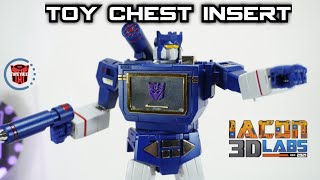 Iacon 3D Labs Toy Version Chest Insert for FansToys Acoustic Wave (Soundwave)