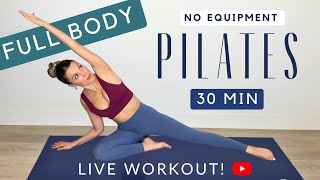 🔥 TOTAL BODY PILATES CHALLENGE🔥 - Day 1 (30 Min Full Body Workout)