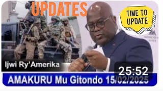 Ijwi Ry'Amerika Amakuru  Ya Le 15/02/2025  Mugitondo  Niki   Kirimo Kuvugwa  Hirya Nohino Kwisi????