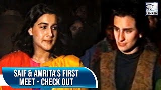 When Saif Ali Khan & Amrita Singh Met & Fell In Love During This Movie | Flashback Video