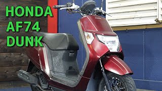 HONDA AF74 DUNK ダンク 参考動画