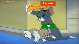 Exam Result Funny Meme | Tom & Jerry | Edits MukeshG