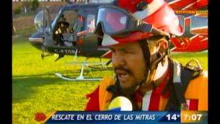 Las Noticias - Rescatan a jóvenes en helicóptero en el Cerro de las Mitras