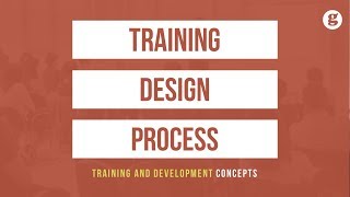 Training Design Process