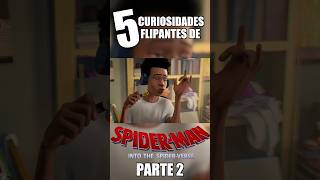 5 CURIOSIDADES FLIPANTES DE SPIDER-MAN: INTO THE SPIDERVERSE PARTE 2 #shorts #spiderman