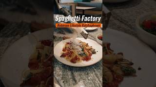 Spaghetti Factory must come and try it. Delicious and satisfying. #food #Spaghetti #thailand