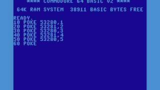 Cool Commodore™ Basic Scripting/Programming: Flashy Colors!