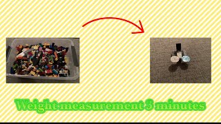 I made a Lego weight measure in 3 minutes