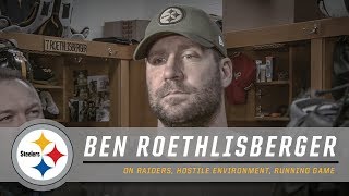 Ben Roethlisberger on James Conner's Injury, Hostile Environment in Oakland | Pittsburgh Steelers