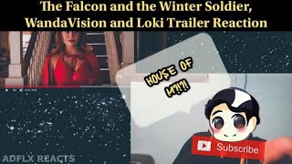 The Falcon and the Winter Soldier, WandaVision and Loki Trailer - ADFLX REACTS
