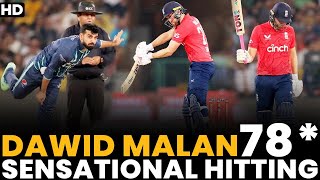 Dawid Malan Sensational Hitting 78* | Pakistan vs England | 7th T20I 2022 | PCB | MU2L