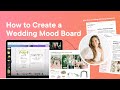 Design Your Wedding Course: How to Create Wedding Mood Board on Canva | Plan In Love | VV Planners