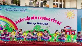 Mùa thu ngày khai trường - Tập thể lớp Lá 3 MNTuệ Tĩnh 2024