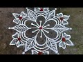 simple and easy rangoli design 5*3dots Anu'srangoli small beautiful kolam daily muggulu