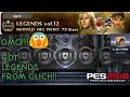 PES 2018 Mobile Legends Vol. 12 Nedved del piero 75 Stars Pack Opening ll Black Ball Glich ll