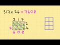 Lattice Multiplication Intro 3 digits times 2 digits