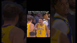 Luka welcomed him to the league...🤦😬